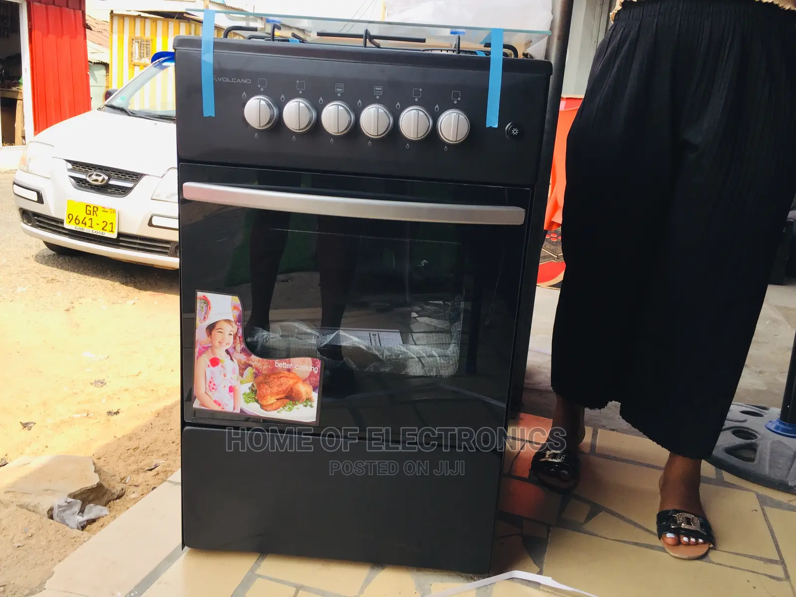 Perfect Sealed Volcano 4 Burner Gas Cooker(Oven and Grill)
