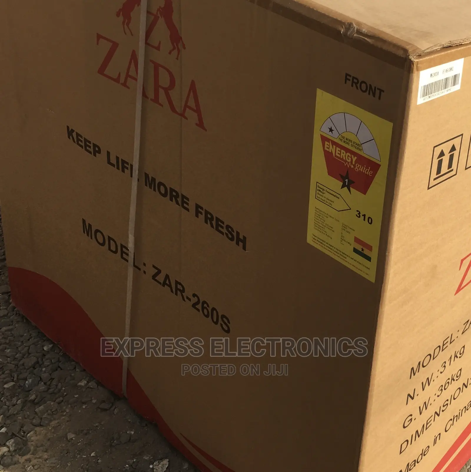 Eco Zara 200L Single Door Glass Shelf (Sliver) Freezer Chest