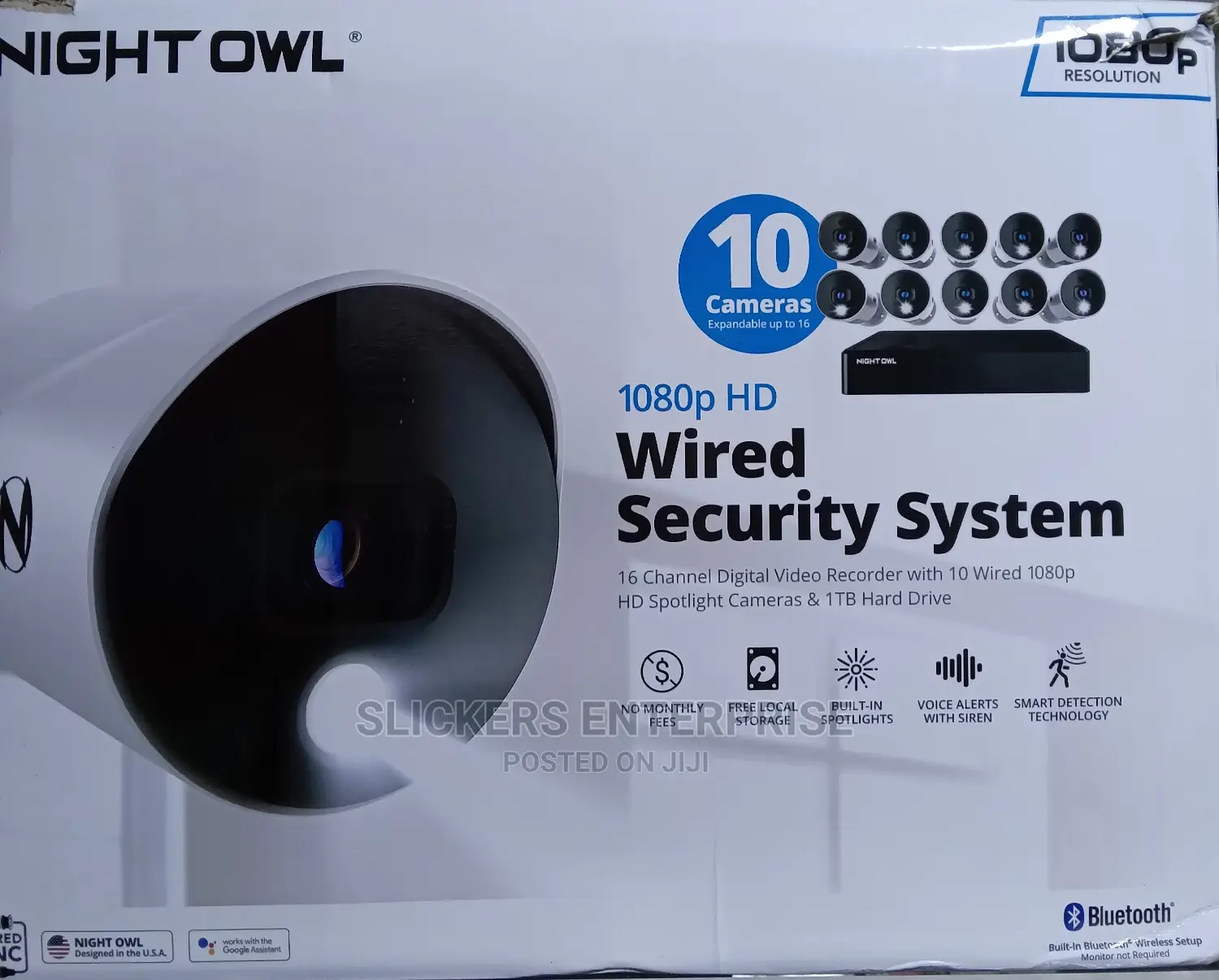 Nightowl Analog 1080p Wired 10 Cameras CCTV Set