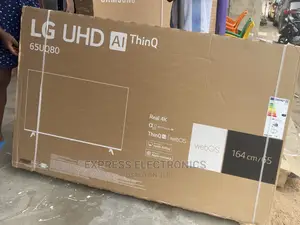 Authentic 65”UQ8000 Lg Smart UHD Tv Friendly Budget