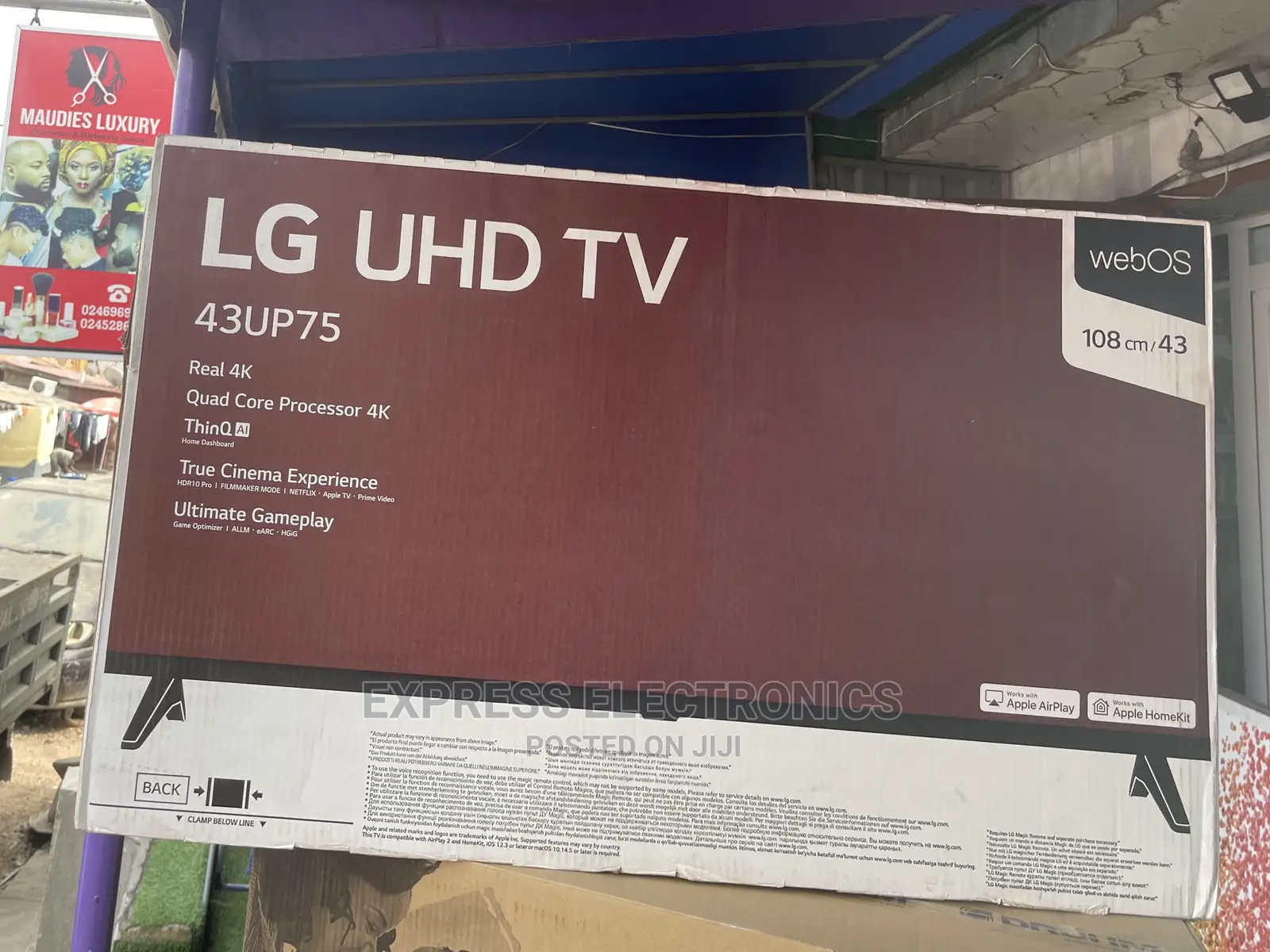 Authentic LG Smart 43”UP75003 UHD Friendly Budget Tv