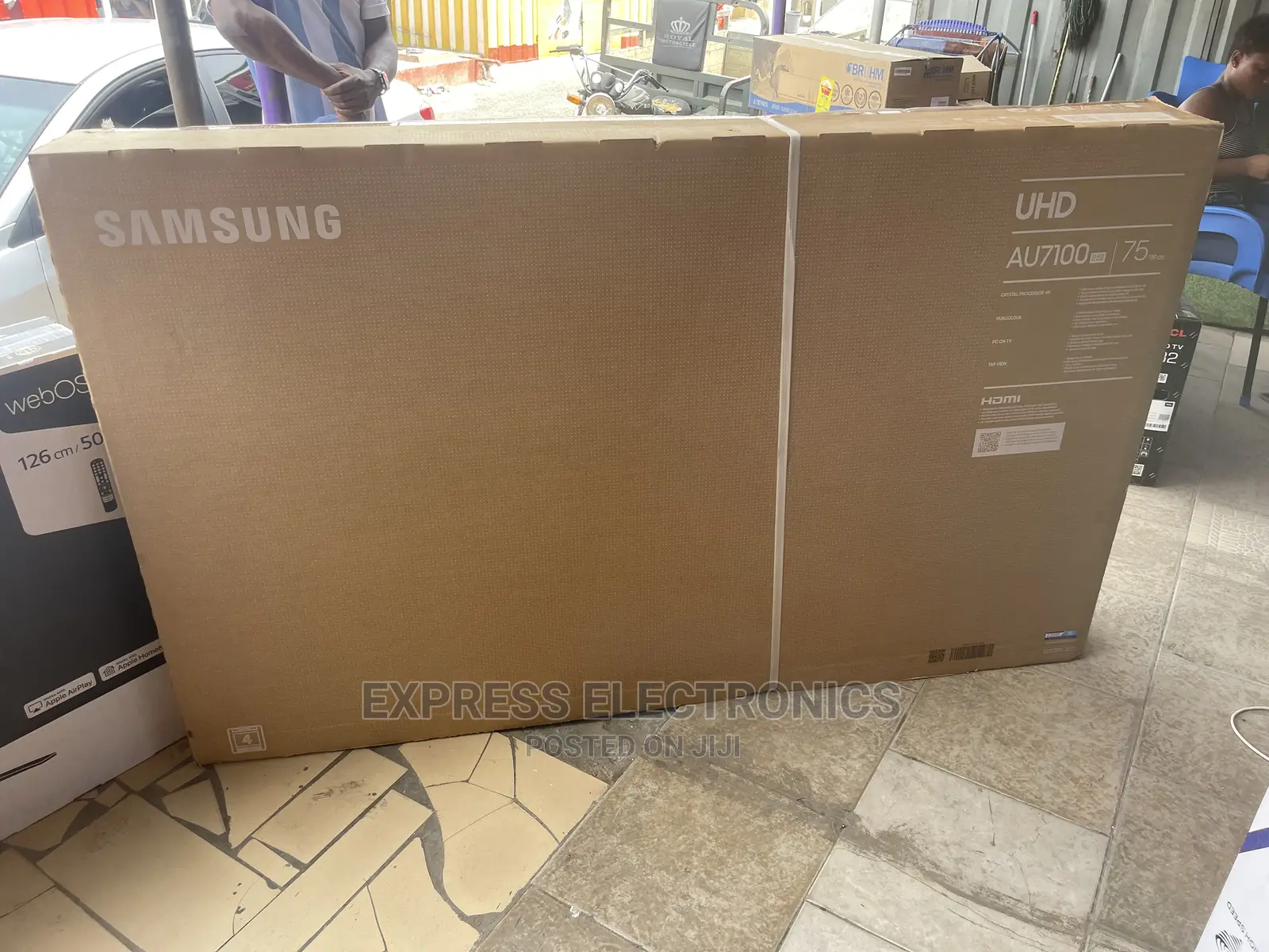 Authentic Samsung 75”UHD Smart Tv (Dstv)Au7172 Tv