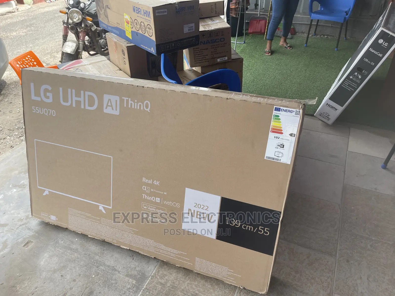 Authentic LG UHD Smart (Dstv) 55”UQ7000 Discount Offer Tv