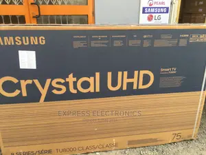 Samsung Tu8000 75”UHD Smart Authentic Tv +Dstv