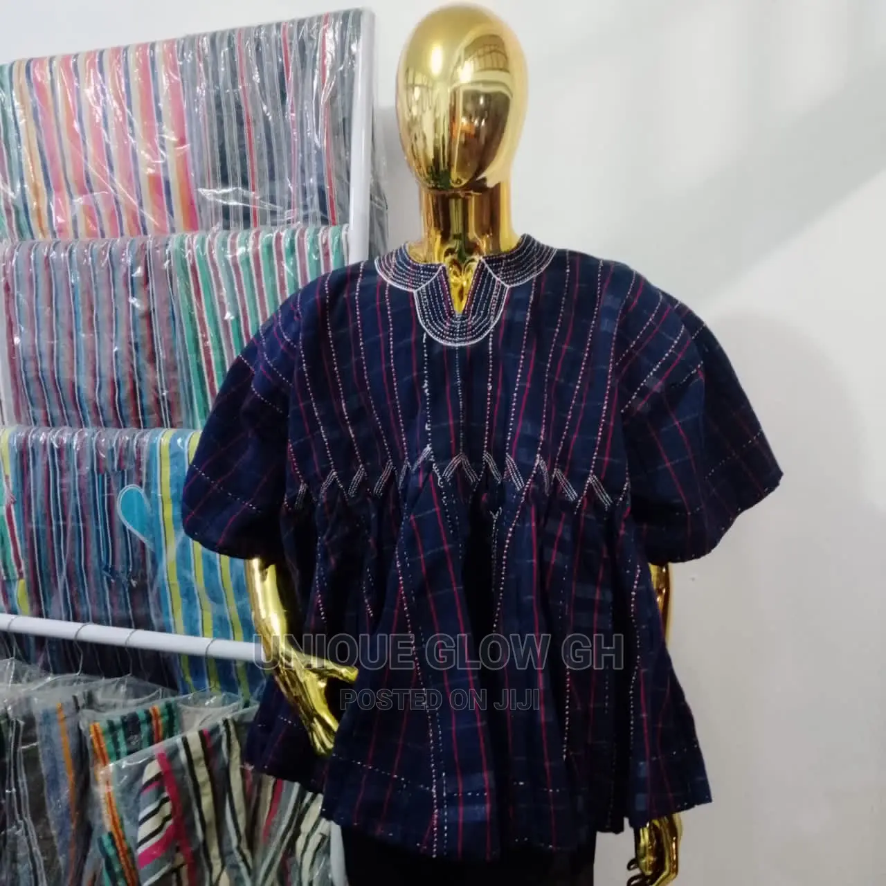 Ghanaian African Smocks Ladies Top Female Male Batakari