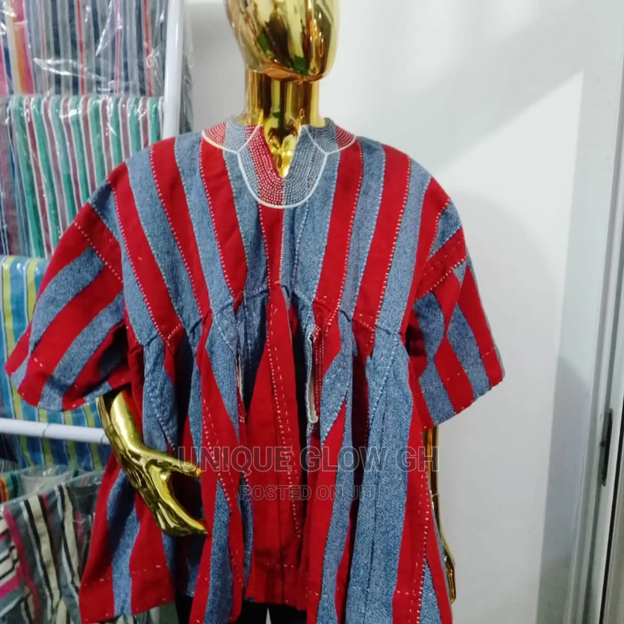 Ghanaian African Smocks Ladies Top Female Male Batakari