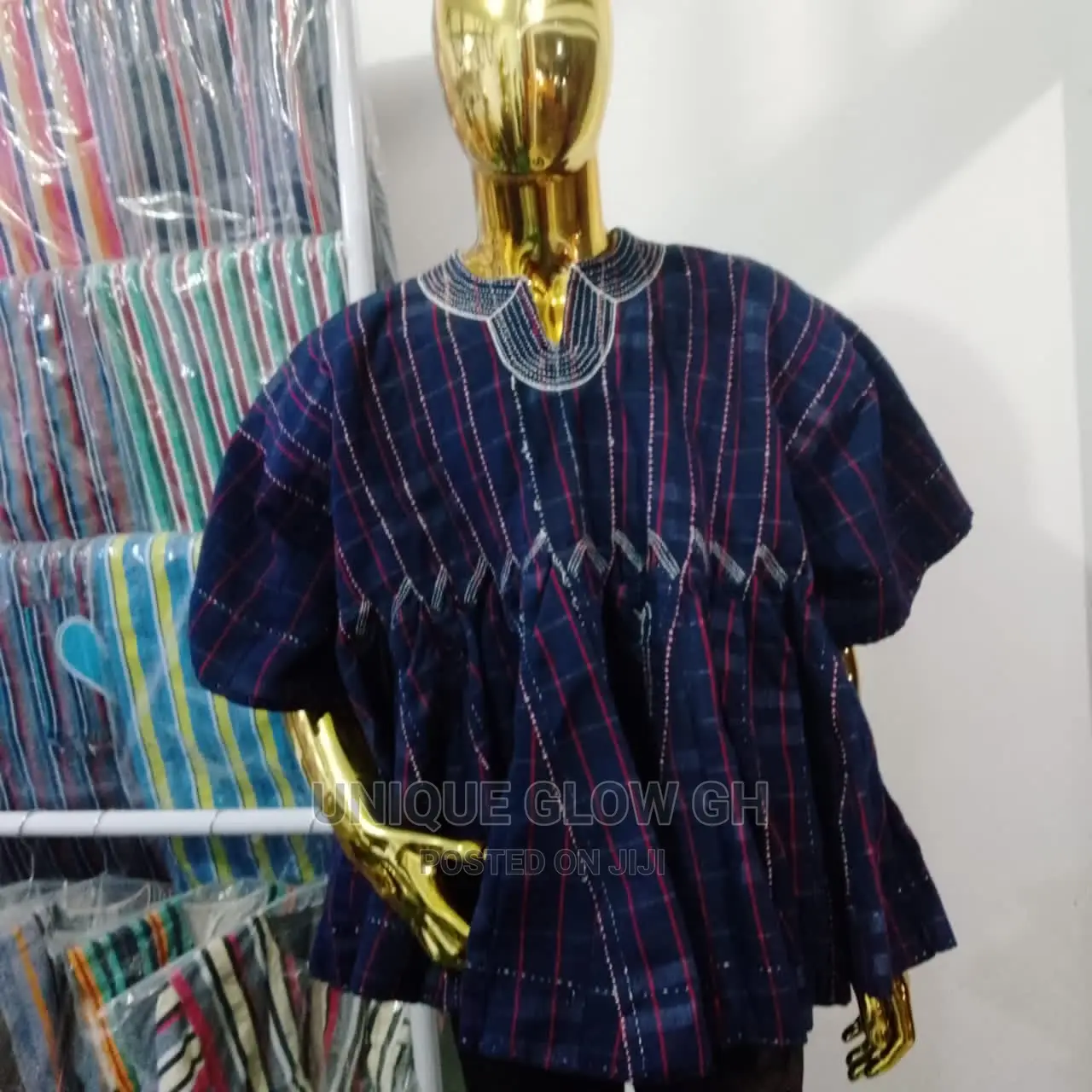 Ghanaian African Smocks Ladies Top Female Male Batakari