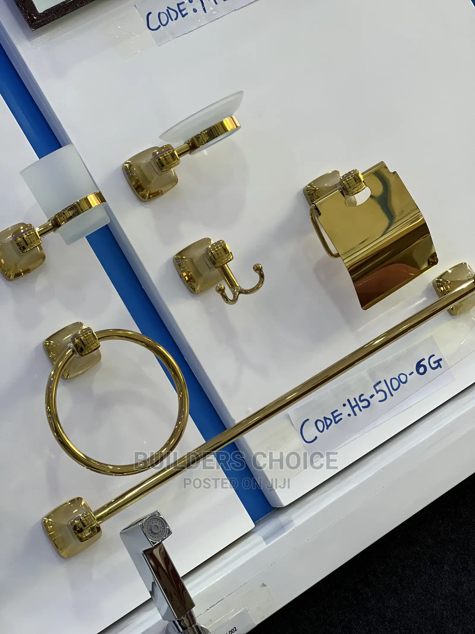 Gold Brass Bath Room Accessories (Italy)