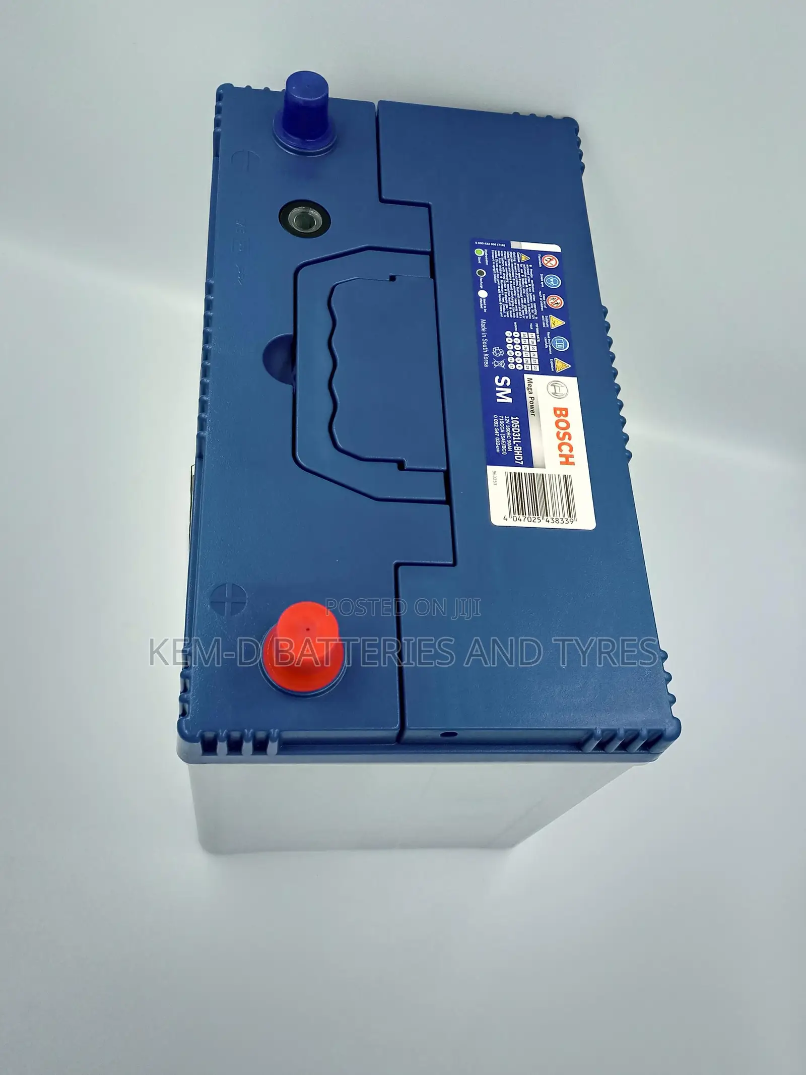 15 Plates Bosch Car Battery 4X4 SUV + Free Delivery