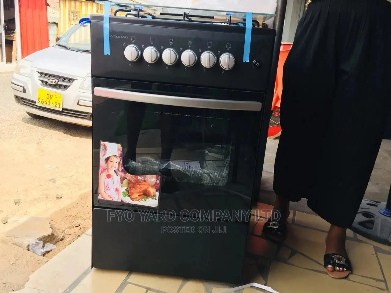 50 X 50 Big Size Volcano Fast Burning Gas Cooker Plus Oven