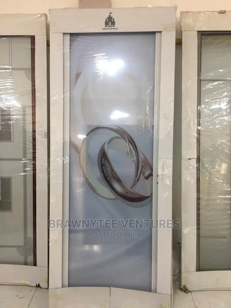 Double Glass Bathroom Doors