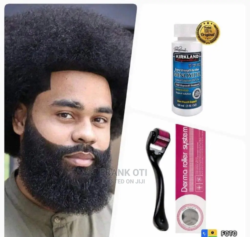 Kirkland Minoxidil and Derma for Faster Hair Growth