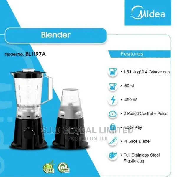 Midea BL1197A Table Blender
