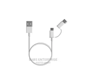 Photo - Xiaomi Mi 2-in-1 Usb Cable (Micro Usb To Type C) 100cm