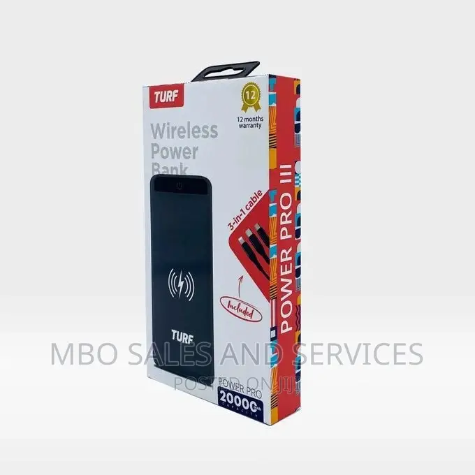 Turf Power Pro III - 20000mah Wireless Powerbank