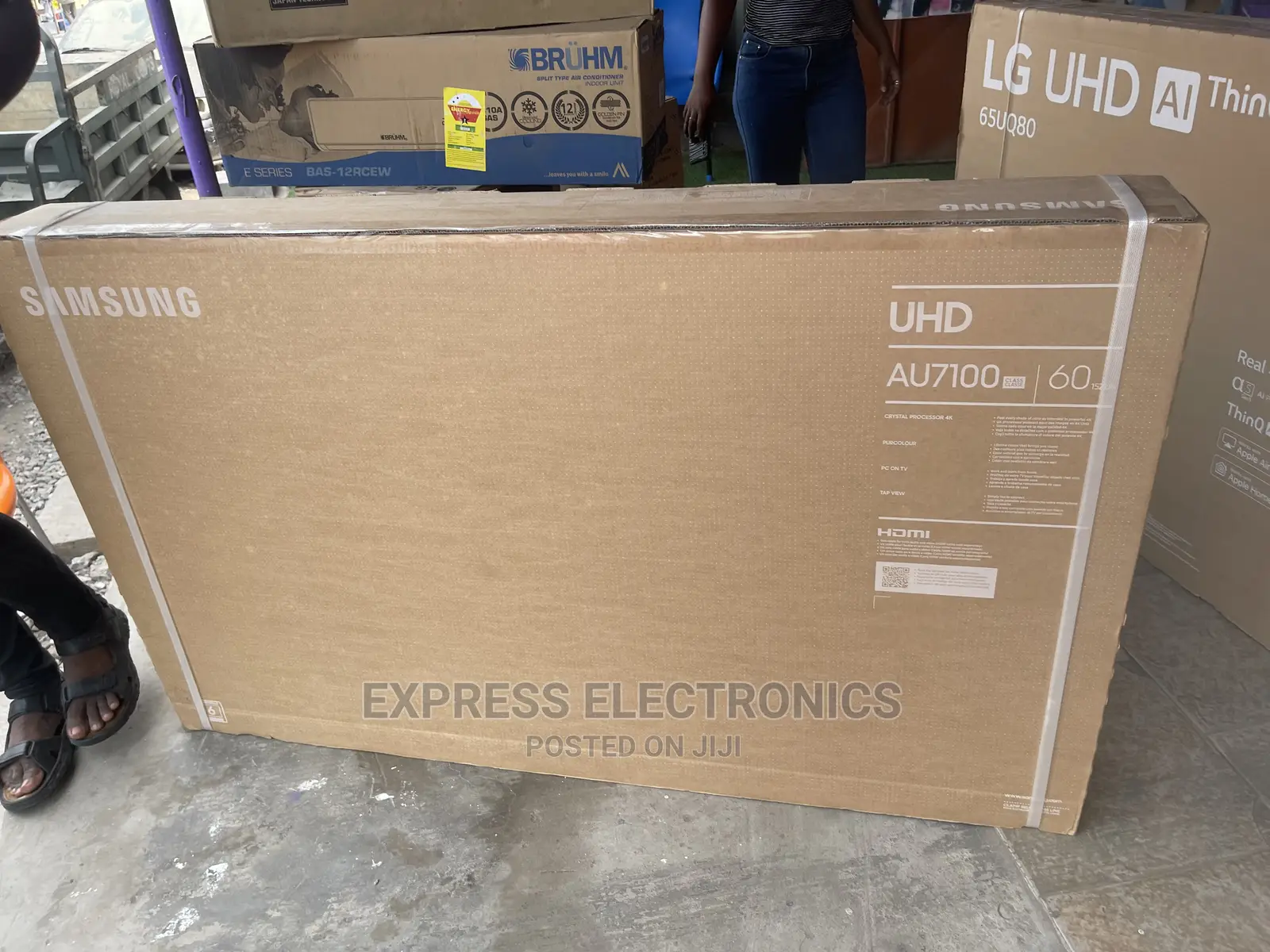 Crystal UHD LED Samsung 60”7172 Smart Long Lasting (Dstv)