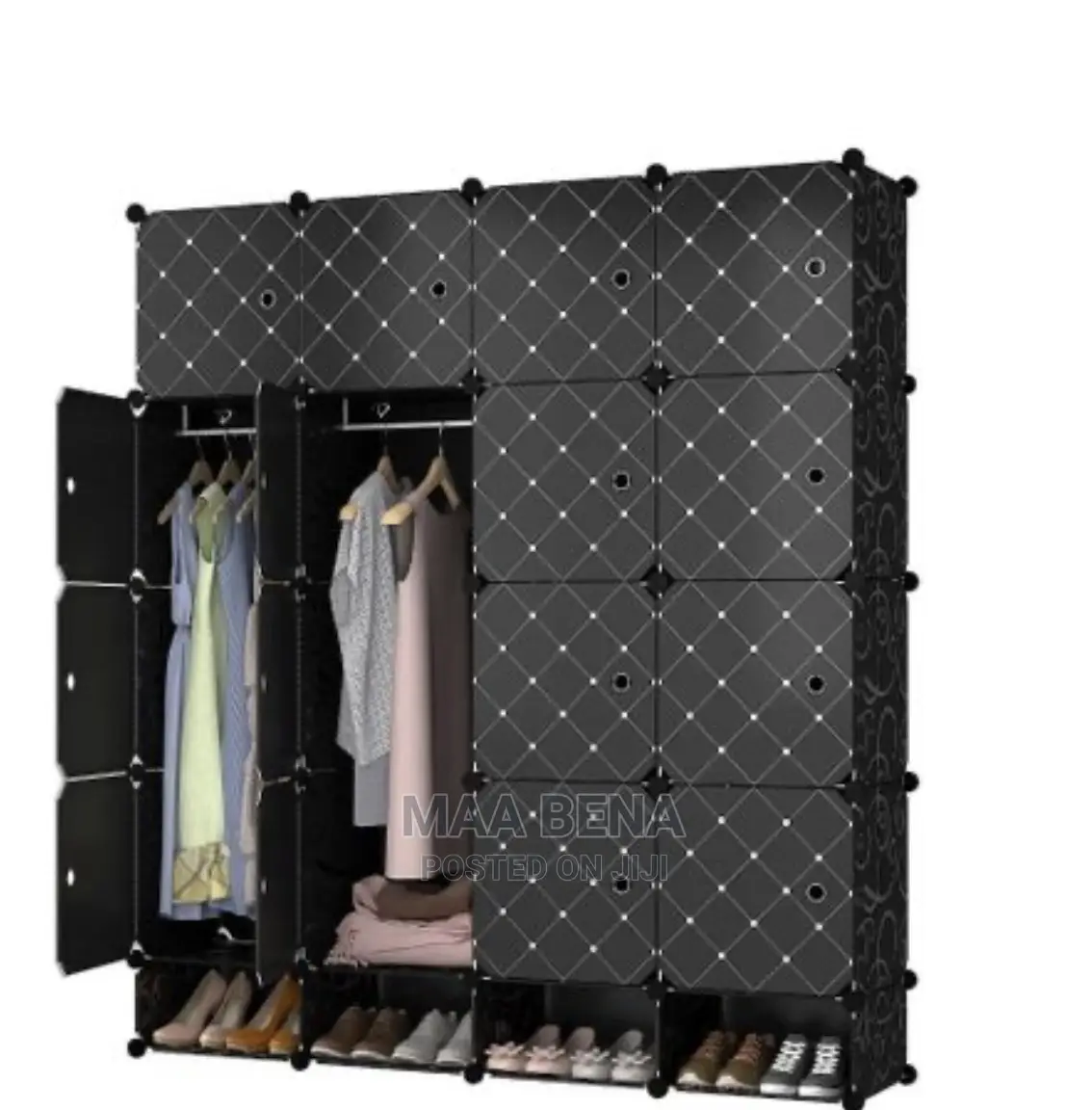 Plastic Wardrope 16 Cubicles