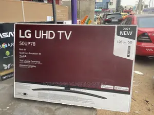 Long Lasting Lg 50”Up78 Smart UHD Tv +Dstv