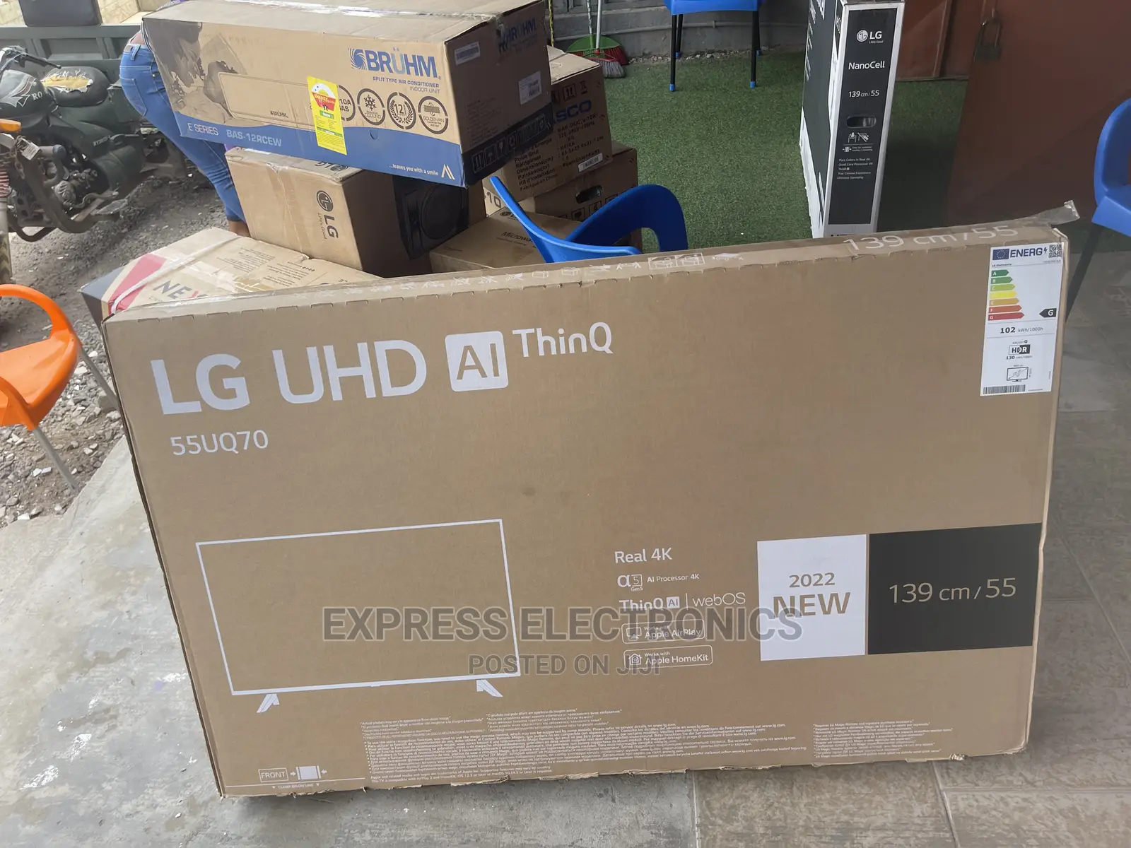 55”UQ7000 UHD Real Smart Lg Tv (Dstv) Best Deal
