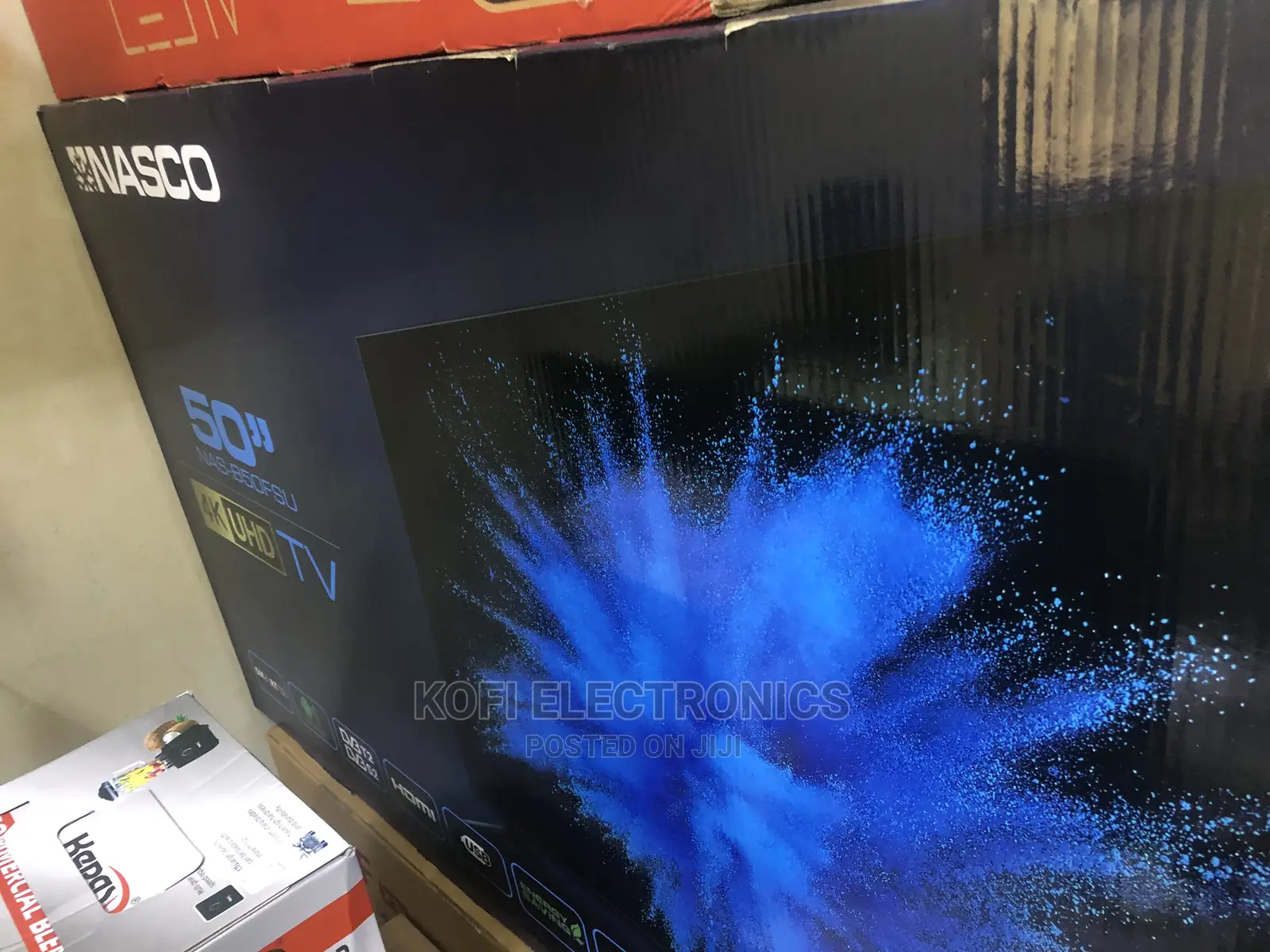 Nasco 50′′ Uhd Digital Satellite Smart TV for Living Room
