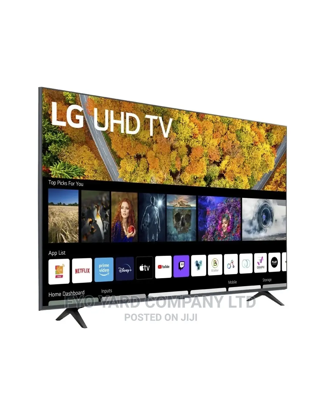 LG 55” Smart UHD Webos HDR Satellite Digital Tv