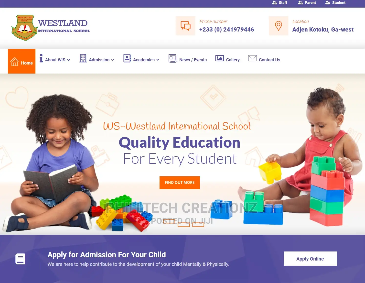Website Design and Development
