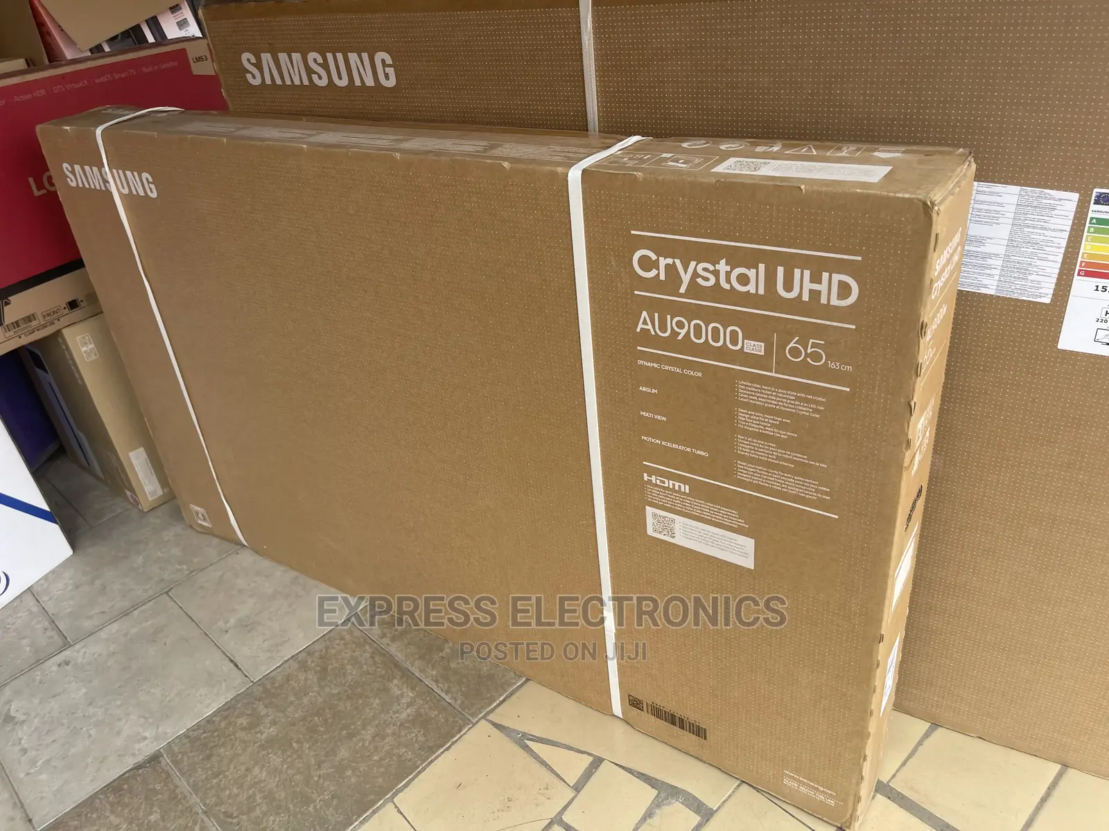 Triluminos Display Sleek Design Samsung Uhd4k Smart 65”+Dstv