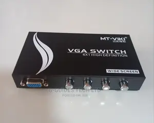 4 Port VGA Switch Video Selector Switcher (4 Input 1 Output)