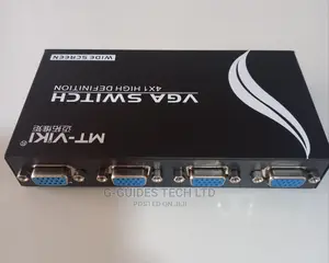 4 Port VGA Switch Video Selector Switcher (4 Input 1 Output)