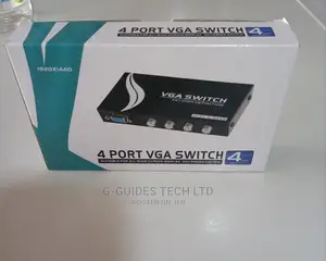 4 Port VGA Switch Video Selector Switcher (4 Input 1 Output)