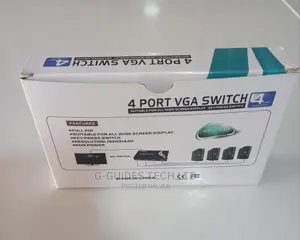 4 Port VGA Switch Video Selector Switcher (4 Input 1 Output)