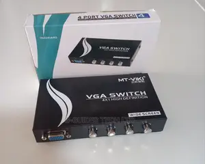 4 Port VGA Switch Video Selector Switcher (4 Input 1 Output)