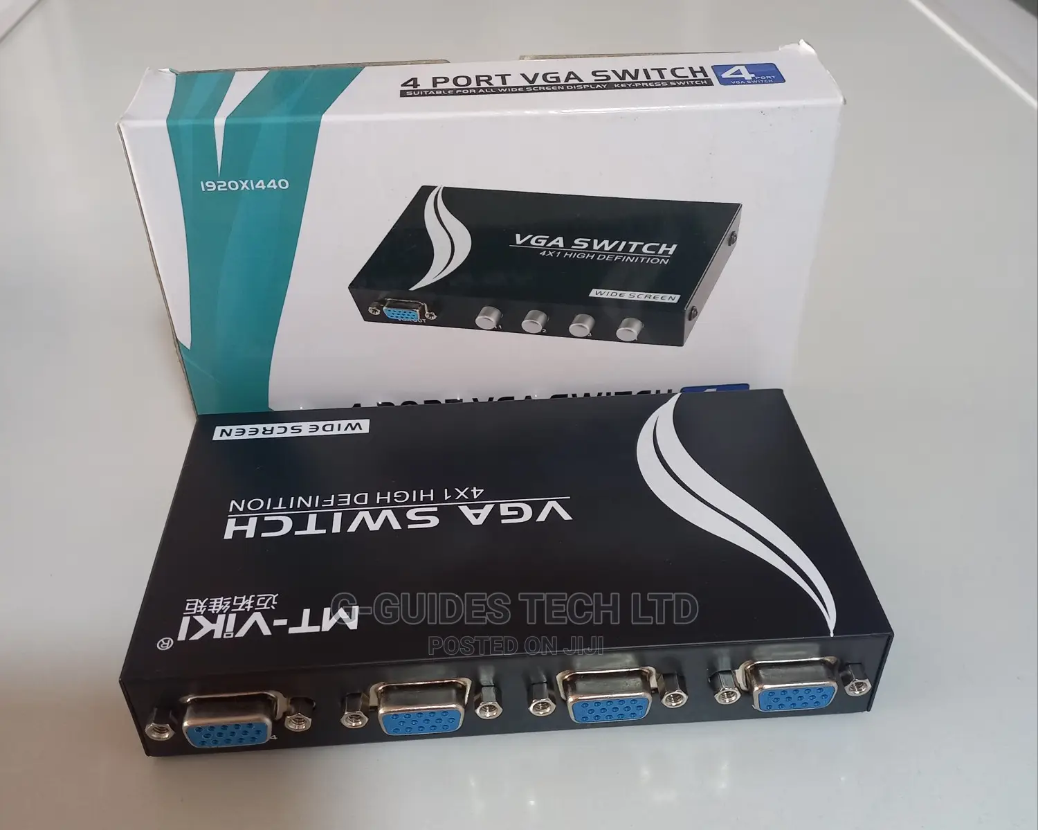 4 Port VGA Switch Video Selector Switcher (4 Input 1 Output)