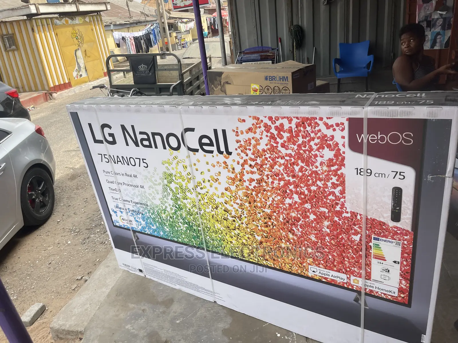 Vivid True Life Picture Nanocell 75”UHD Smart Tv +Dstv