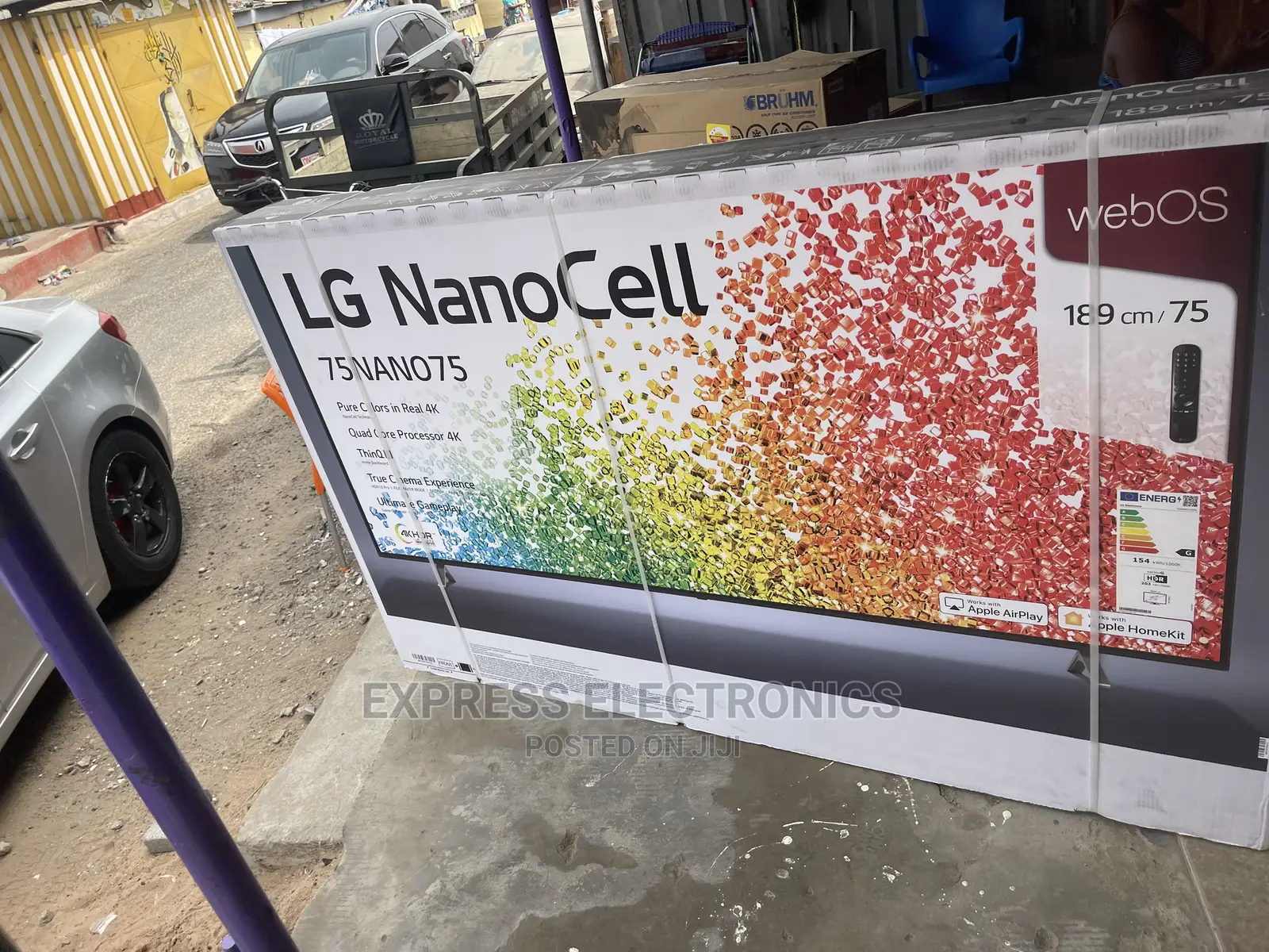 Vivid True Life Picture Nanocell 75”UHD Smart Tv +Dstv