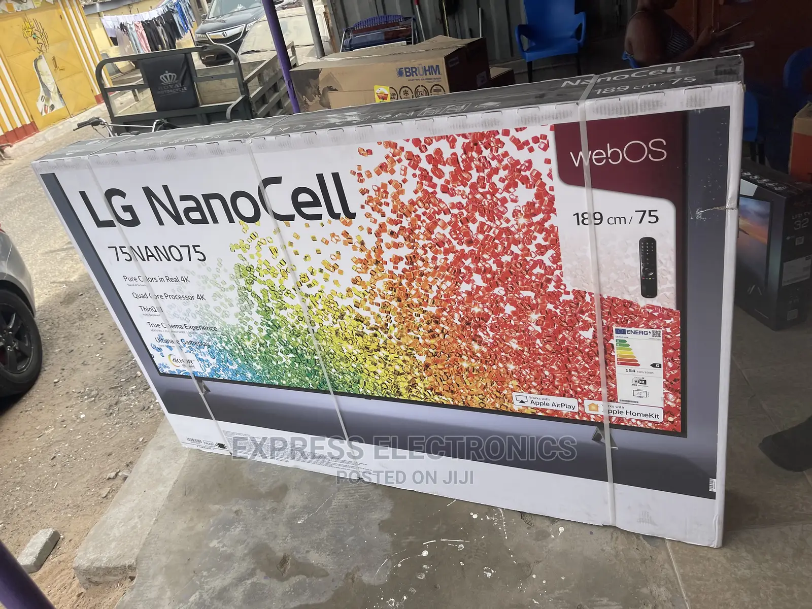 Vivid True Life Picture Nanocell 75”UHD Smart Tv +Dstv