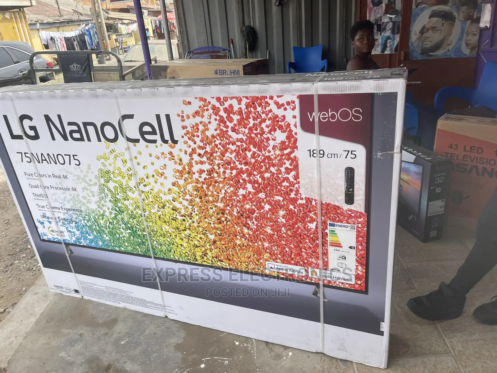 Vivid True Life Picture Nanocell 75”UHD Smart Tv +Dstv