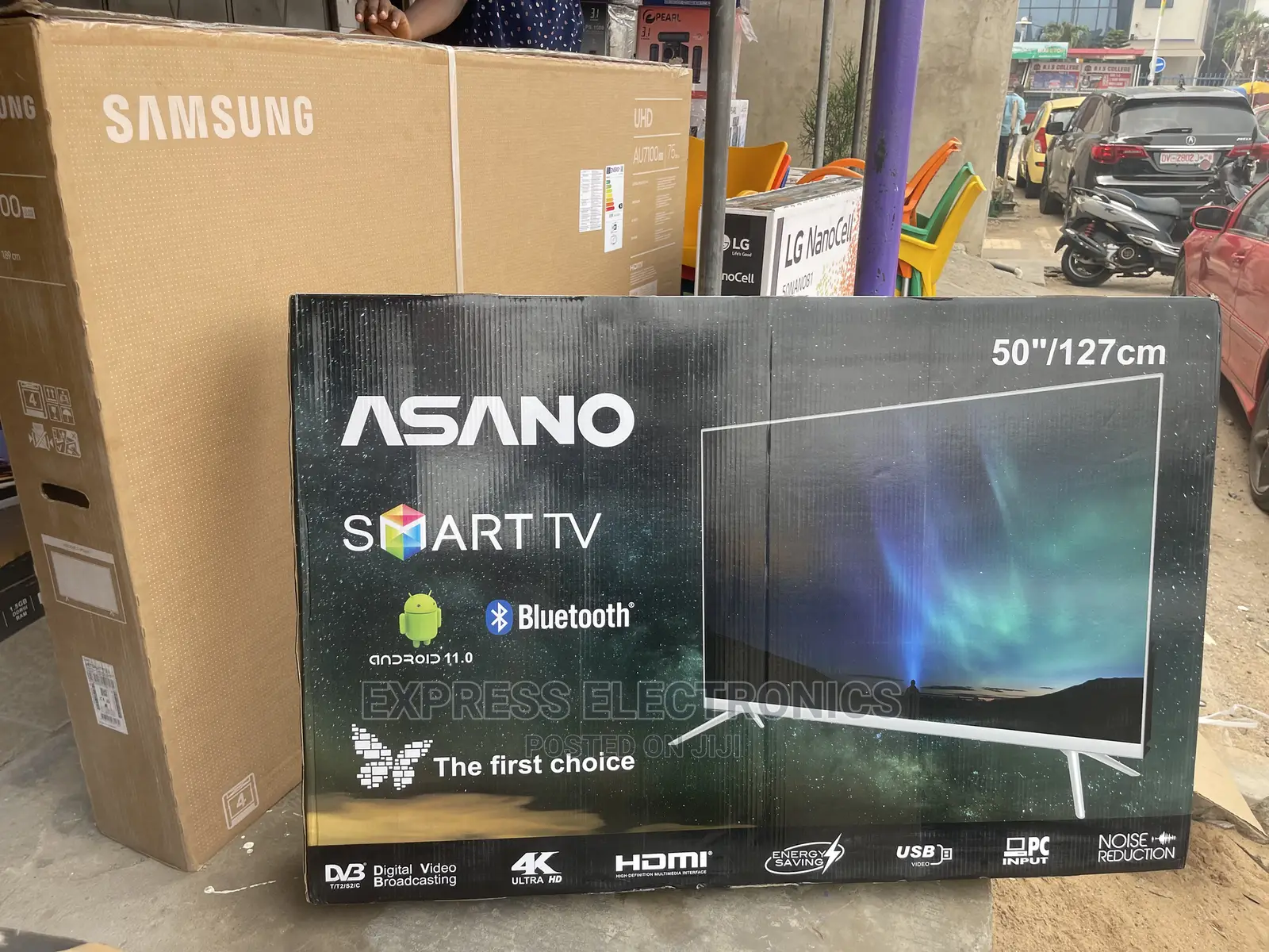 Asano 50” Miracast Led Vivid Pictures Uhd Android + DSTV