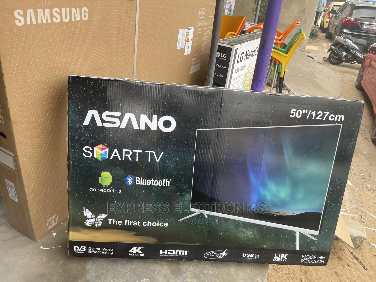 Asano 50” Miracast Led Vivid Pictures Uhd Android + DSTV