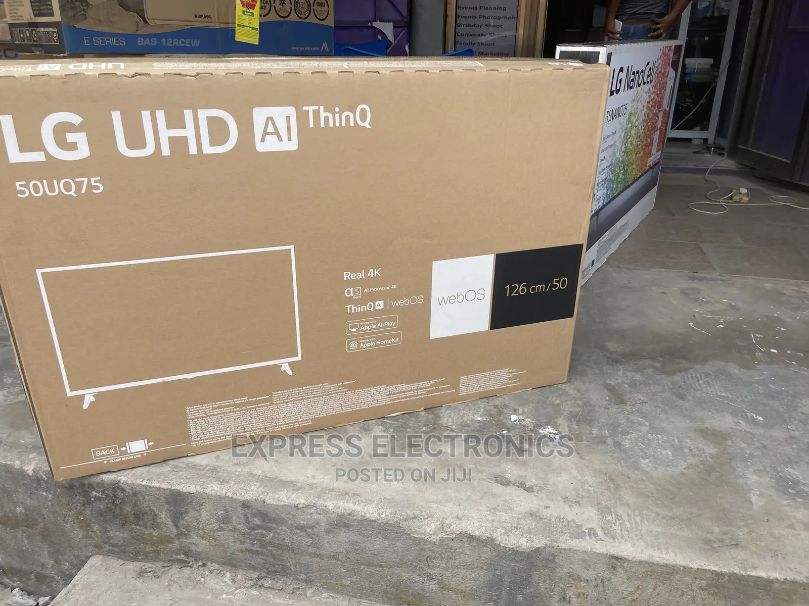 Vivid True Life Picture LG UHD Smart LG 50”UQ75003+Dstv