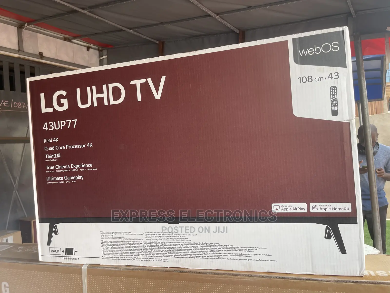 Triluminos Display LG 43”UP75003 UHD Smart +Dstv