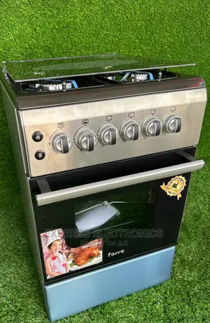 Kitchen 60+60 Ferre 4BURNER Smart With Oven Stove Cooker