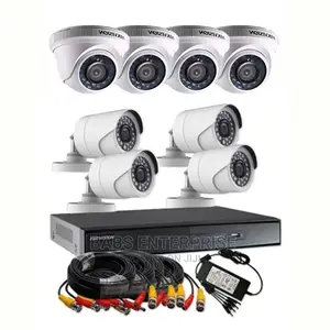 Hikvision DS-J1421/7208HGHI 8 Camera Turbo HD KIT 4 Indoor 4