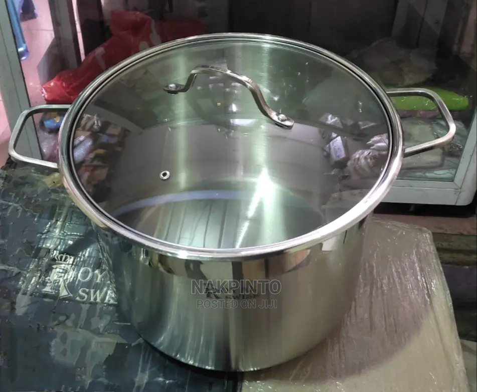 16L,19L 22.5liters 3 Set Long Saucepan Stainless Steel Pot