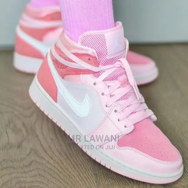 digital pink air jordan 1