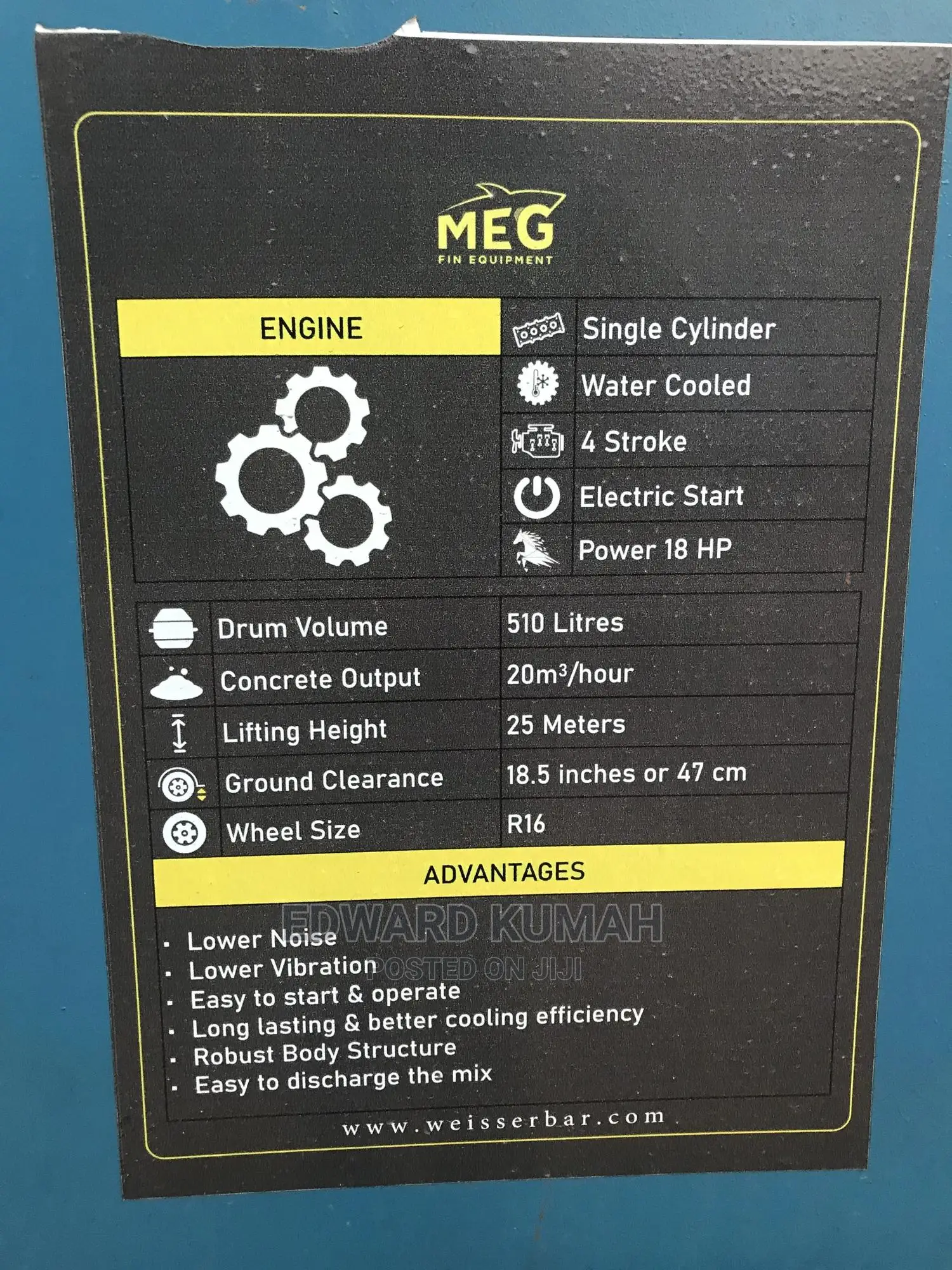 Industrial Concrate Mixing Machine