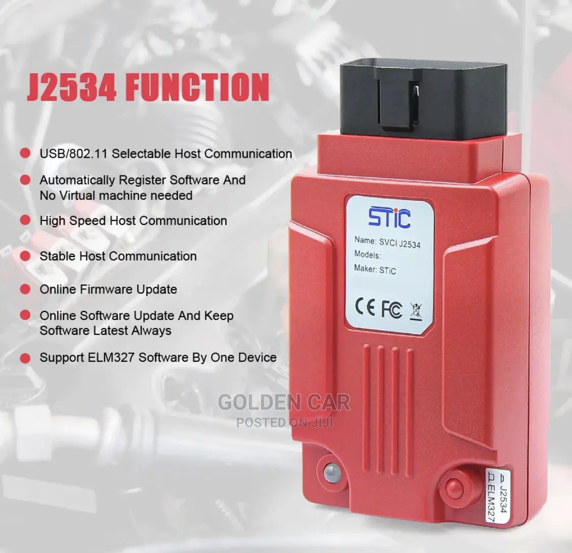 SVCI J2534 Ford/Mazda OBD2 Car Diagnostic Scanner