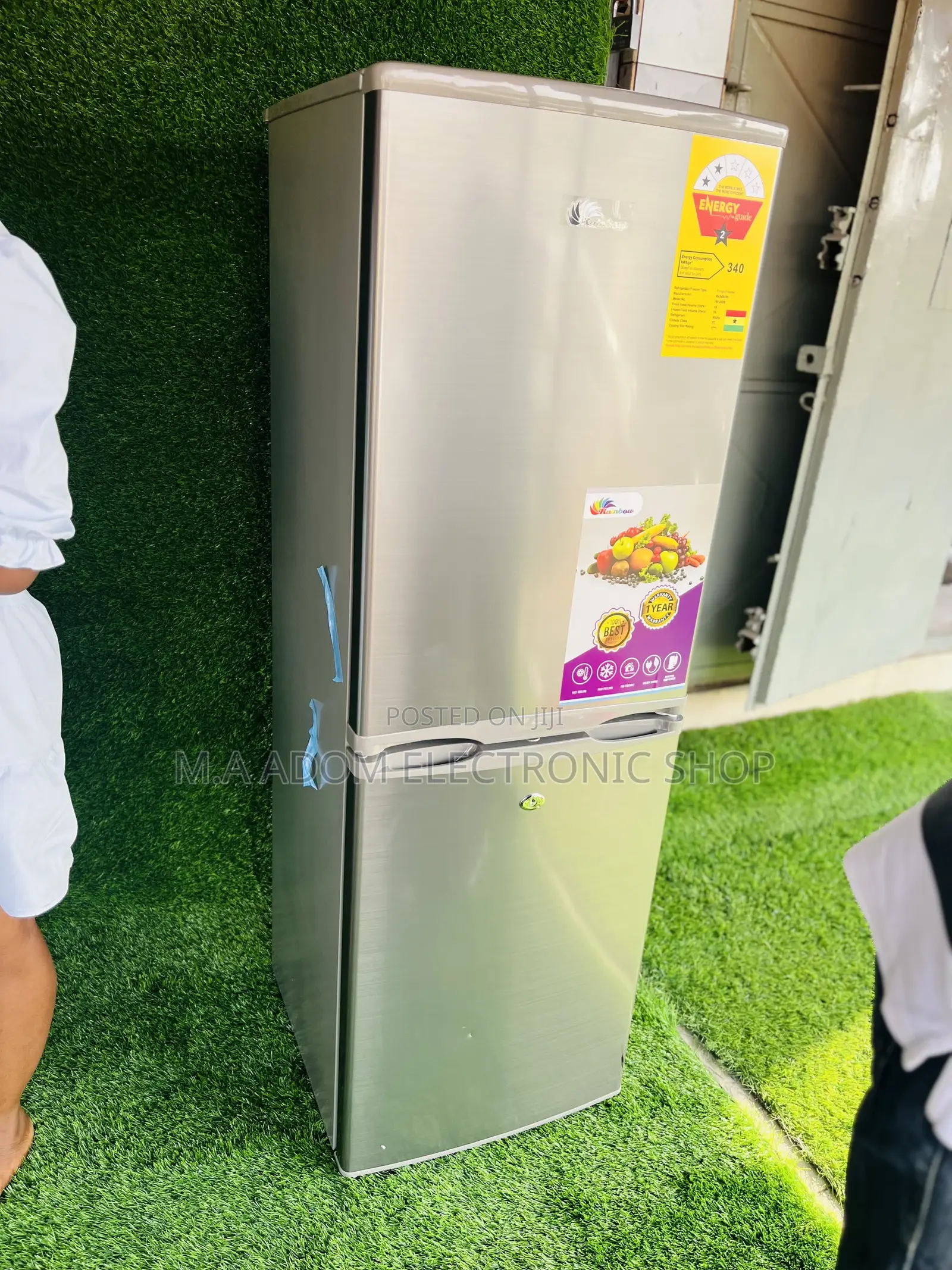 Rainbow 140 Litres Fridge With Bottom Freezer