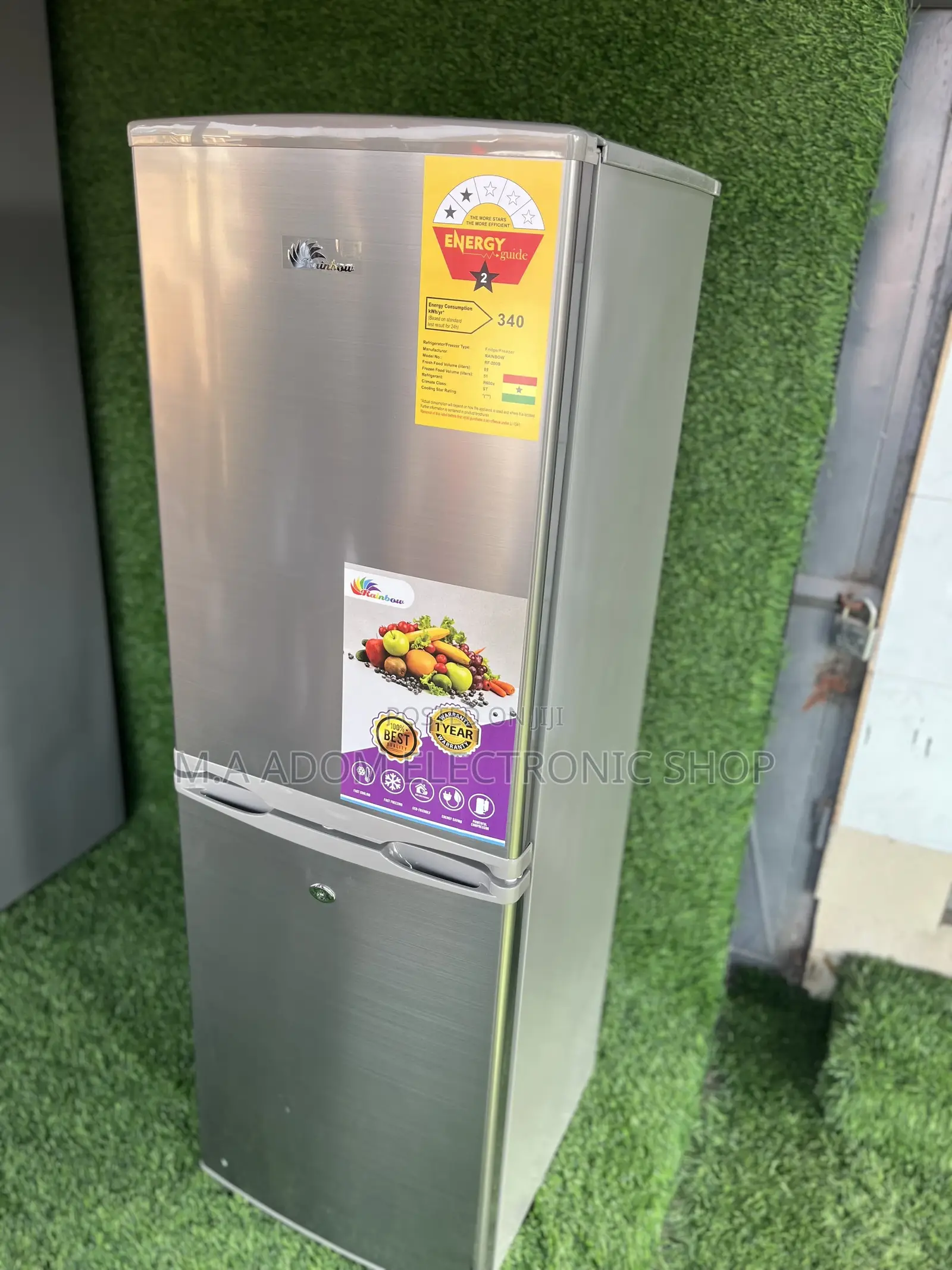 140 Litres Rainbow Refrigerator With Bottom Freezer
