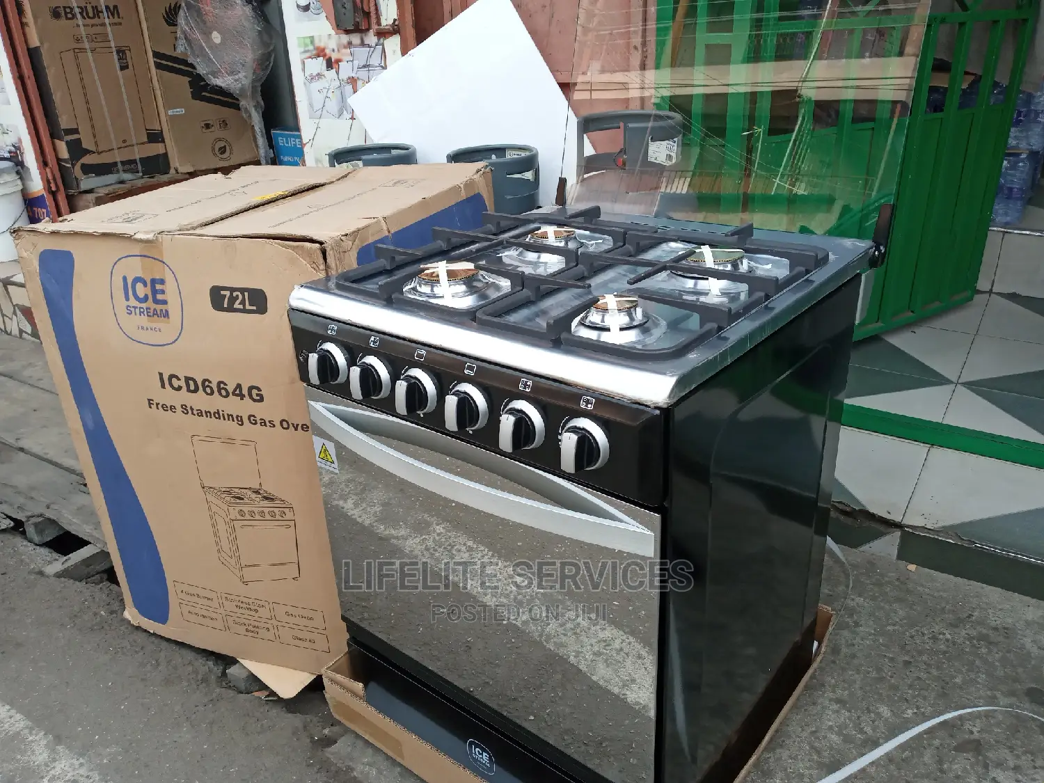 Icestream Gas Cooker 60x60(Auto Ignition)